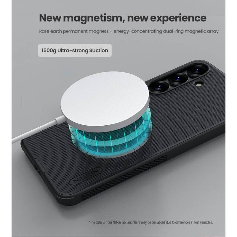 Nillkin θήκη Super Frosted Shield Pro Magnetic για Samsung Galaxy S25 Plus, μαύρη – φωτογραφία 2