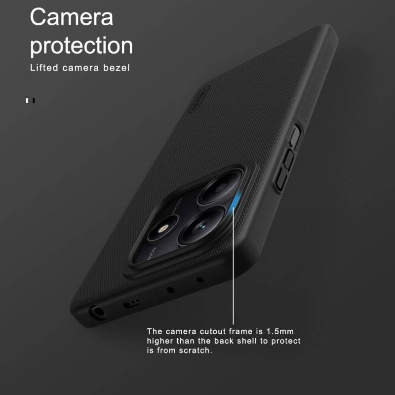 Nillkin θήκη Super Frosted Shield για Xiaomi Redmi Note 14, μπλε – φωτογραφία 2