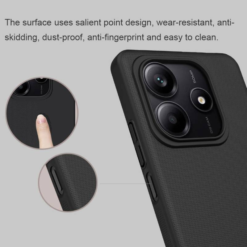Nillkin θήκη Super Frosted Shield για Xiaomi Redmi Note 14, μπλε – φωτογραφία 3