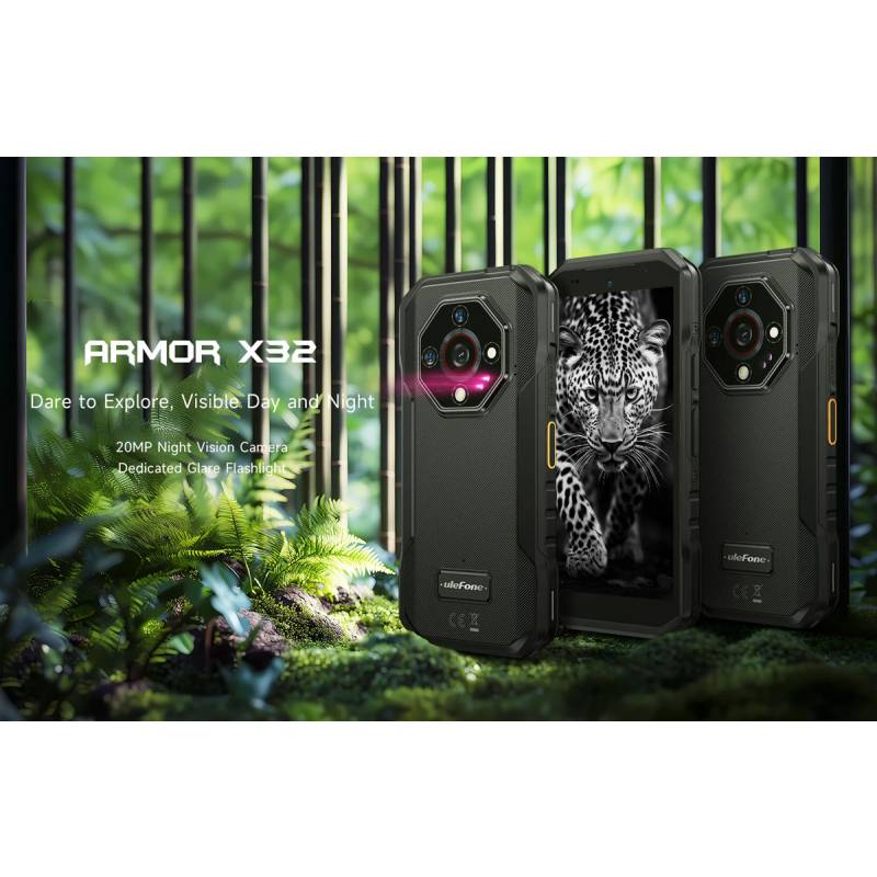 Ulefone smartphone Armor X32, 5.65", 6/128GB, 5500mAh, IP68/IP69K, μαύρο – φωτογραφία 2