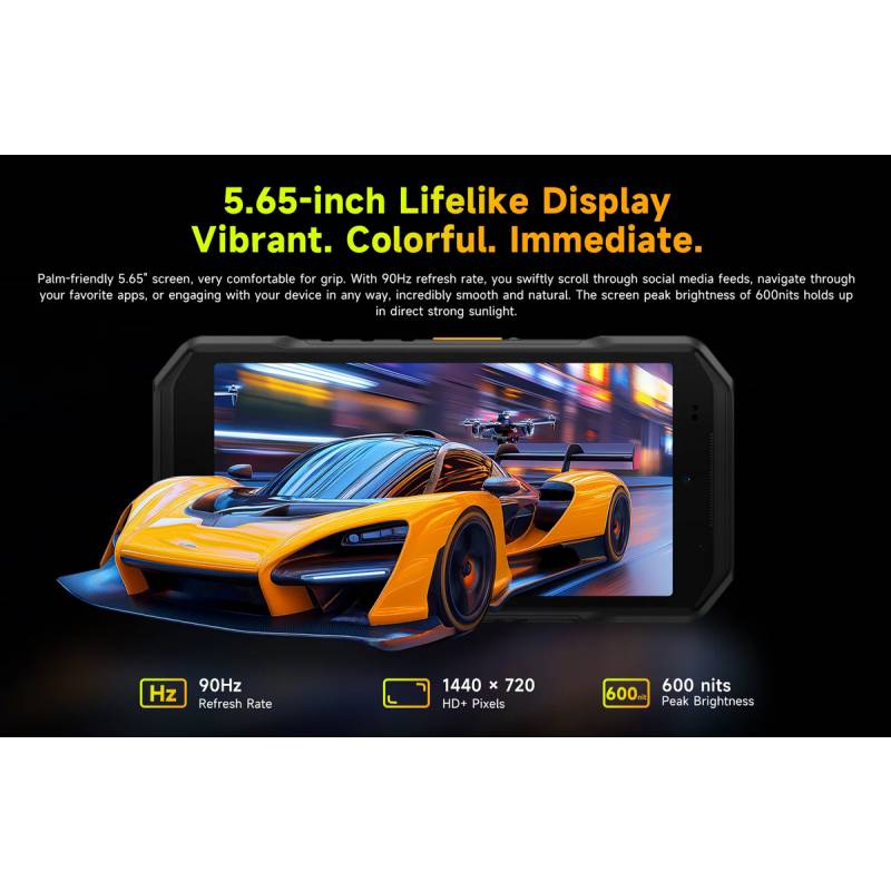 Ulefone smartphone Armor X32 Pro, 5.65", 8/256GB, 5G, 5500mAh, IP68/IP69K, μαύρο – φωτογραφία 4