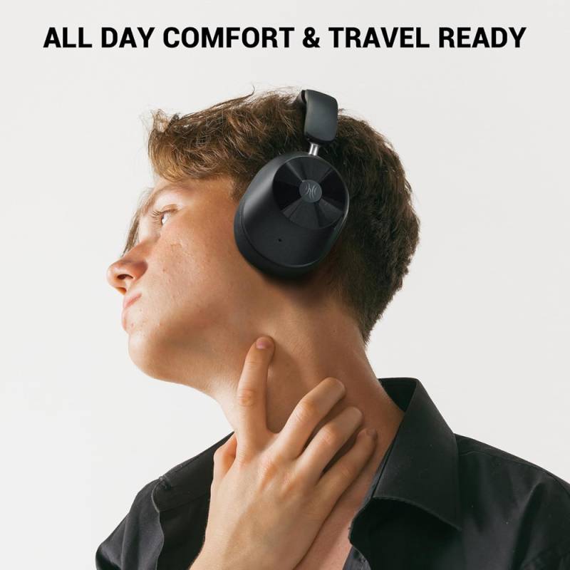 Oneodio headphones Focus A5, ενσύρματα & ασύρματα, Hybrid ANC, 40mm, 600mAh, μαύρο – φωτογραφία 6