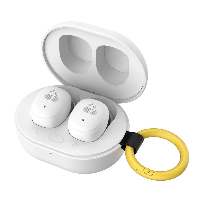 Powertech earphones με θήκη φόρτισης PT-1393, True Wireless, 6mm, 25/230mAh, λευκά – φωτογραφία 4