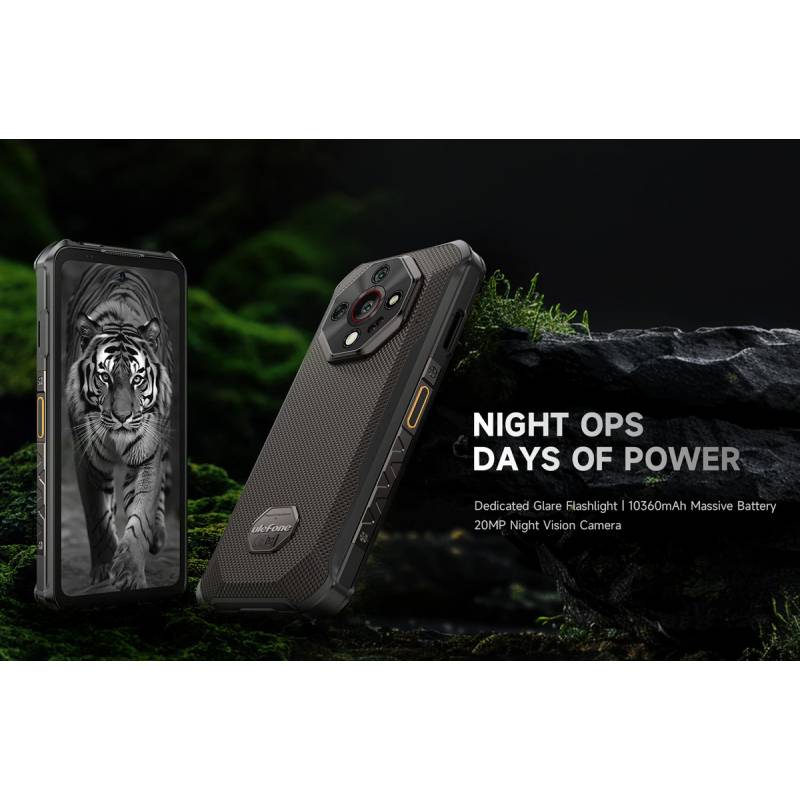 Ulefone smartphone Armor X16, 6.56", 6/128GB, 10360mAh, IP68/IP69K/MIL-STD-810H, μαύρο – φωτογραφία 2