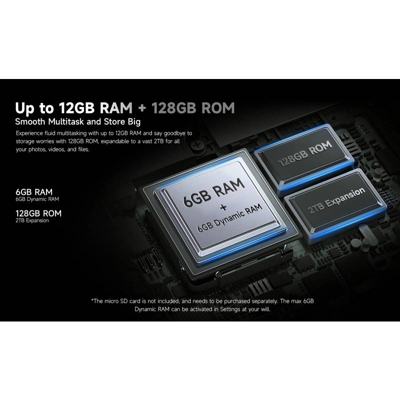 Ulefone smartphone Armor X16, 6.56", 6/128GB, 10360mAh, IP68/IP69K/MIL-STD-810H, μαύρο – φωτογραφία 3