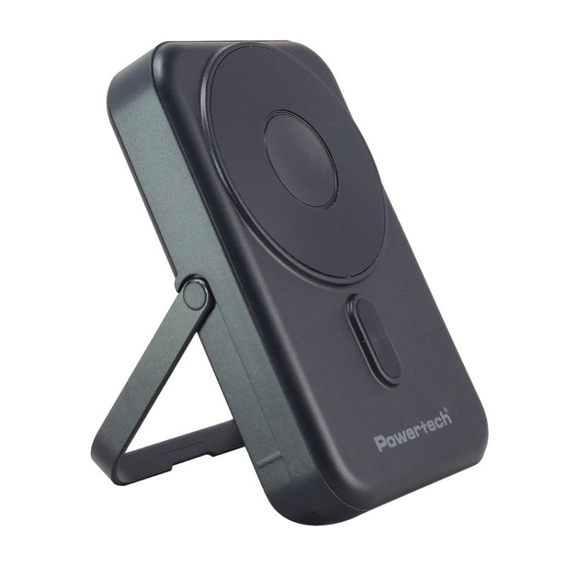 Powertech power bank με οθόνη PT-1416, 10000mah, magnetic wireless, 22.5W, μαύρο – φωτογραφία 5