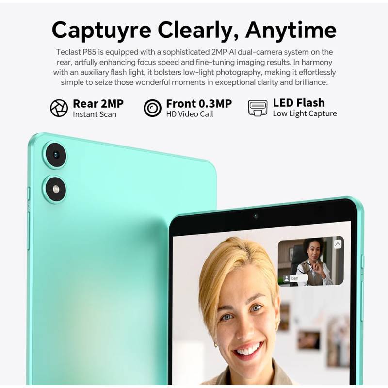 Teclast tablet P85 2025, 8", 3/64GB, Android 15, 5000mAh, μπλε – φωτογραφία 6