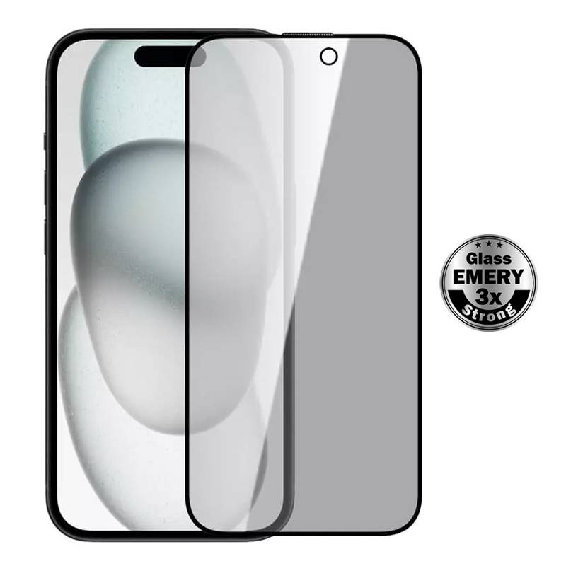 Powertech tempered glass Emery Private 5D TGC-0774 για iPhone 14 Pro, full glue