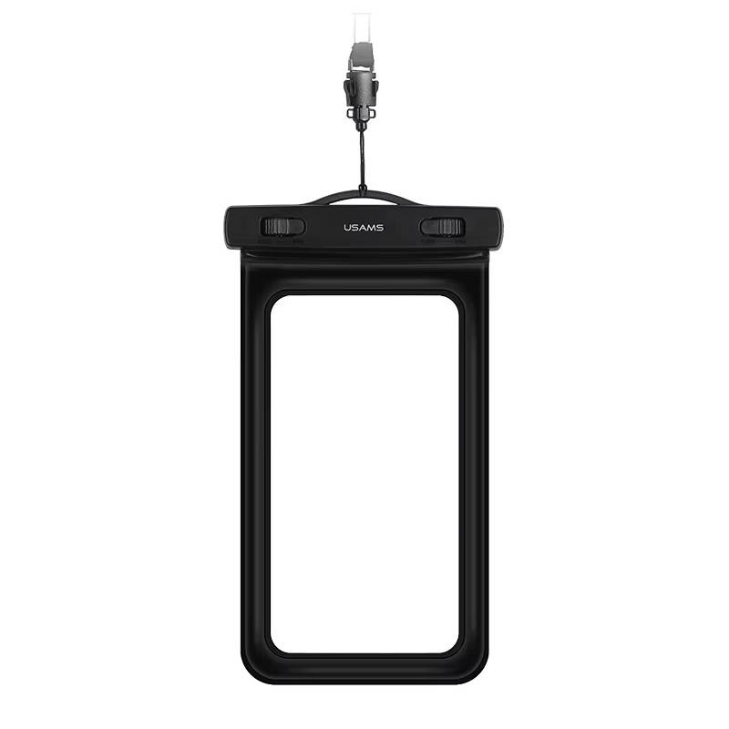USAMS αδιάβροχη θήκη smartphone US-YD011, έως 7", IPX8, μαύρη