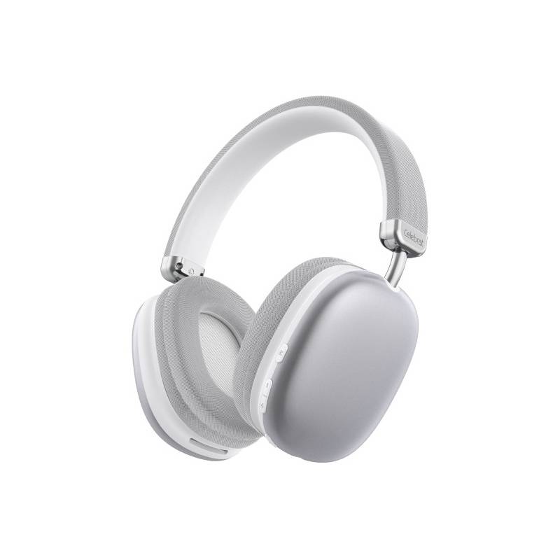 Celebrat headphones A39, ασύρματα & ενσύρματα, micro SD, 40mm, 400mAh, ασημί