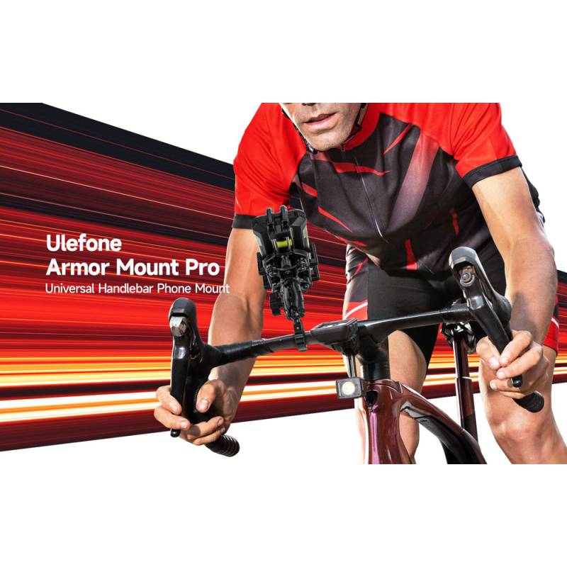 Ulefone βάση ποδηλάτου για smartphone Armor Mount Pro AM02, μαύρη – φωτογραφία 2