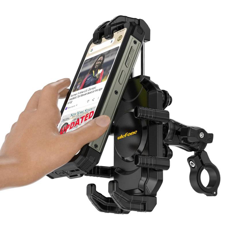 Ulefone βάση ποδηλάτου για smartphone Armor Mount Pro AM02, μαύρη – φωτογραφία 4