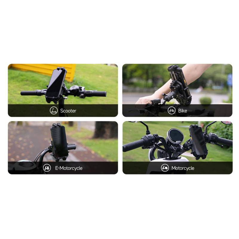 Ulefone βάση ποδηλάτου για smartphone Armor Mount Pro AM01, μαύρη – φωτογραφία 4