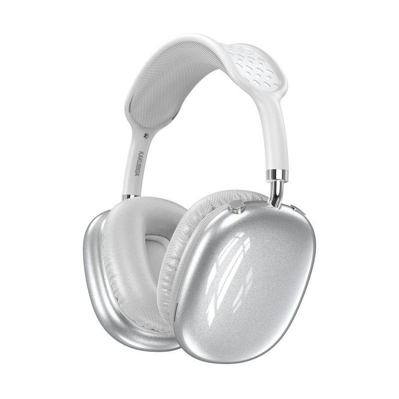 Kakusiga headphones KSC-1466, ασύρματα & ενσύρματα, micro SD, 40mm, 400mAh, ασημί