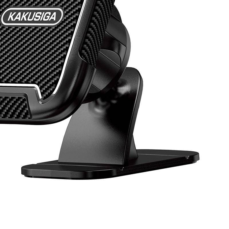 Kakusiga βάση smartphone αυτοκινήτου KSC-1705 για ταμπλό, μαγνητική, μαύρη – φωτογραφία 4