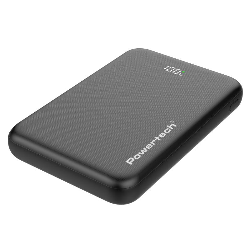 Powertech power bank PT-1502 με οθόνη, 10000mAh, 22.5W, μαύρο – φωτογραφία 3