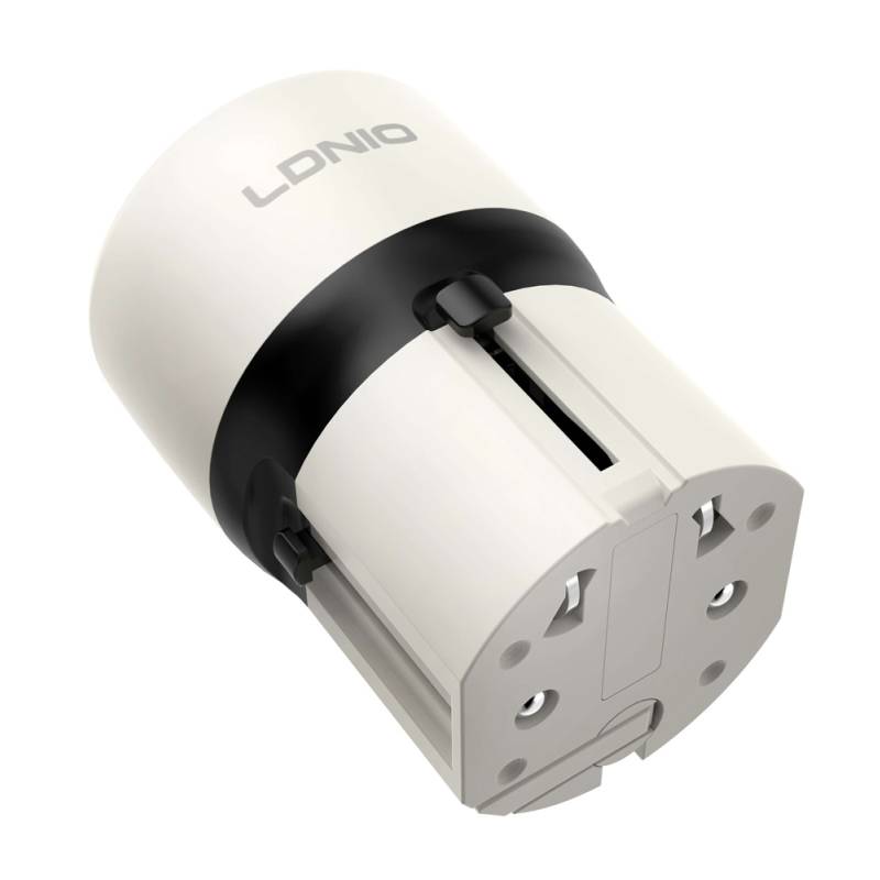 Ldnio φορτιστής τοίχου Q2319 με καλώδιο USB-C, EU/UK/US/AU βύσμα, USB/USB-C, 30W, γκρι – φωτογραφία 6