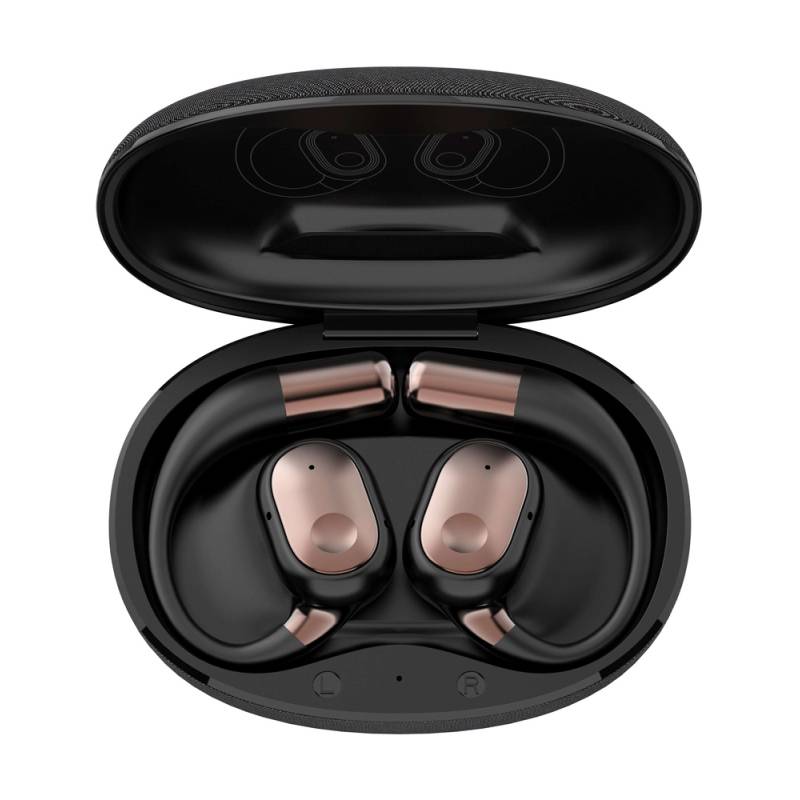 Ldnio earphones με θήκη φόρτισης T11, OWS, Φ15mm, 50/450mAh, μαύρα – φωτογραφία 6
