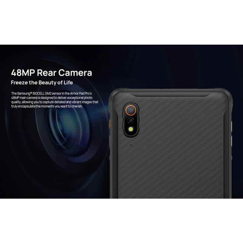 Ulefone tablet Armor Pad Pro, 8", 8/128GB, 4G, 7650mAh, IP68/IP69K, μαύρο – φωτογραφία 4