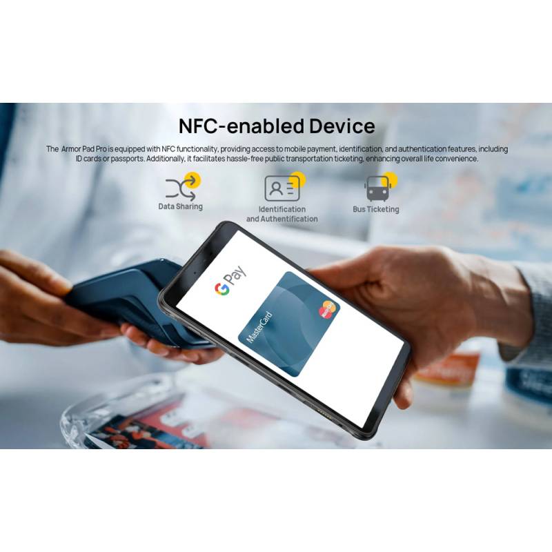 Ulefone tablet Armor Pad Pro, 8", 8/128GB, 4G, 7650mAh, IP68/IP69K, μαύρο – φωτογραφία 6