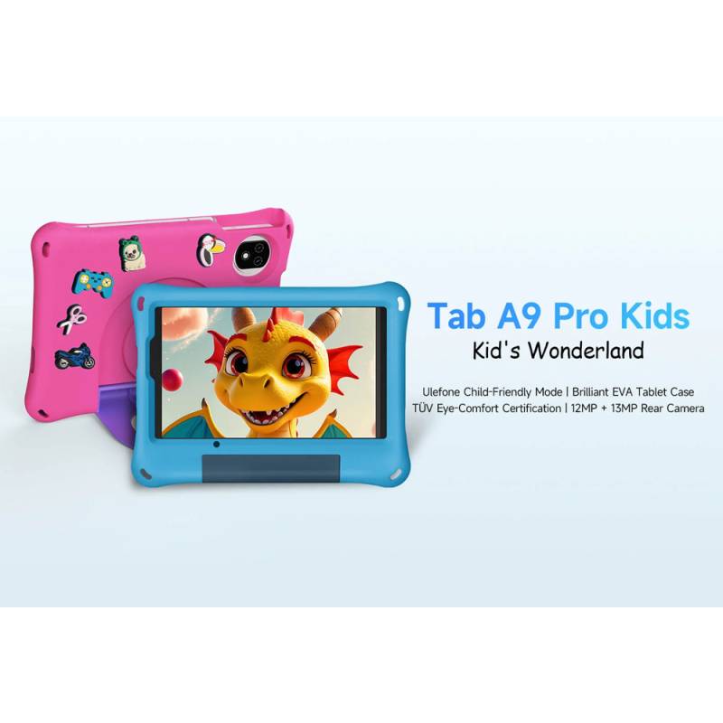 Ulefone tablet Tab A9 Pro Kids, 8.68", 4/128GB, 4G, Android 15, 5040mAh, μπλε – φωτογραφία 2
