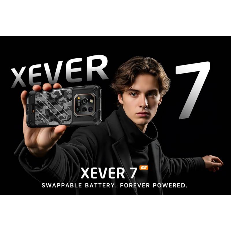 Rugone smartphone Xever 7, 6.67", 12/512GB, 5G, 5550mAh, IP68/IP69K/MIL-STD-810H, μαύρο – φωτογραφία 2