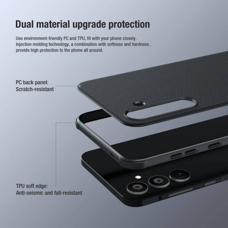 Nillkin θήκη Super Frosted Shield Pro για Samsung Galaxy A55, μπλε – φωτογραφία 2