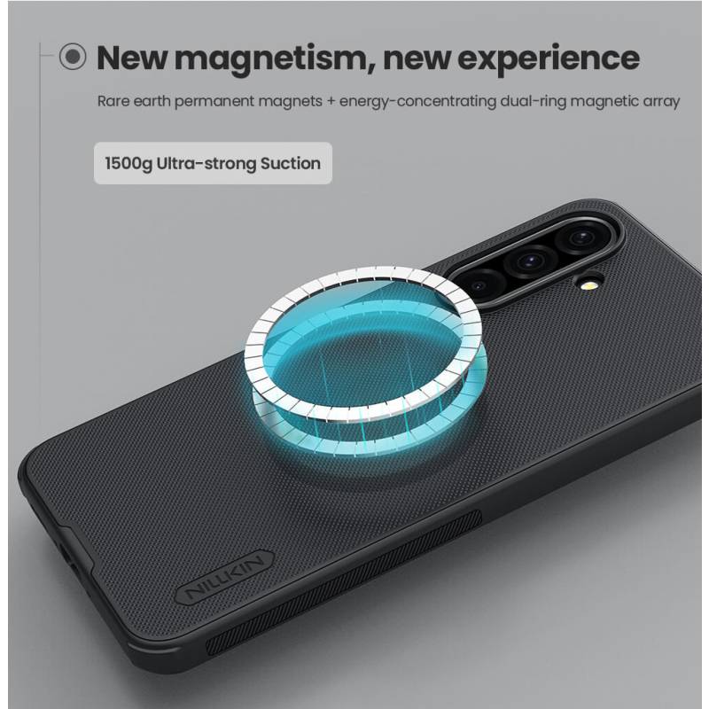 Nillkin θήκη Super Frosted Shield Pro Magnetic για Samsung Galaxy A36 5G, μαύρη – φωτογραφία 2