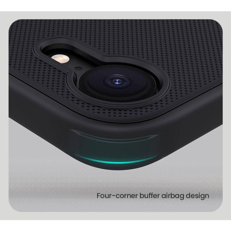 Nillkin θήκη Super Frosted Shield Pro για Apple iPhone 16e, μαύρη – φωτογραφία 3