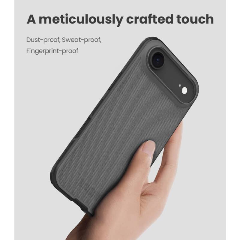 Nillkin θήκη Super Frosted Shield Pro για Apple iPhone 17 Air, διάφανη/μαύρη – φωτογραφία 2