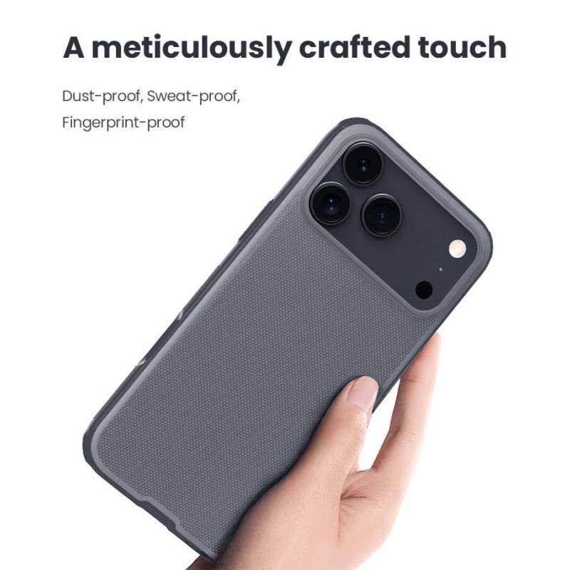 Nillkin θήκη Super Frosted Shield Pro για Apple iPhone 17 Pro, διάφανη/μαύρη – φωτογραφία 2