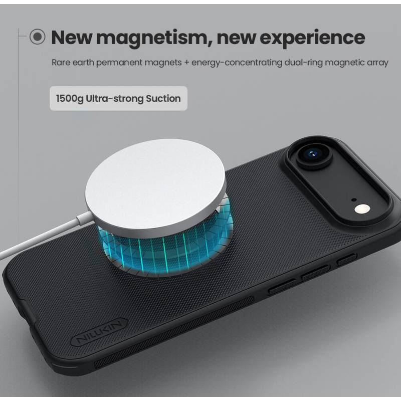 Nillkin θήκη Super Frosted Shield Pro Magnetic για Apple iPhone 17 Air, μαύρη – φωτογραφία 2