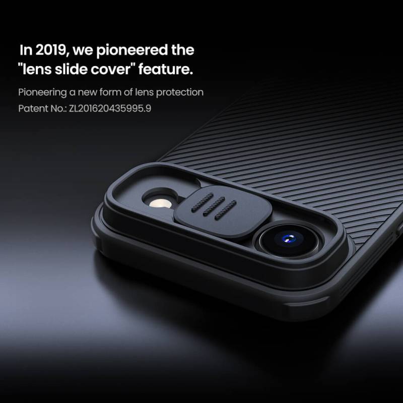 Nillkin θήκη CamShield Pro για Apple iPhone 17 Air, μαύρη – φωτογραφία 2