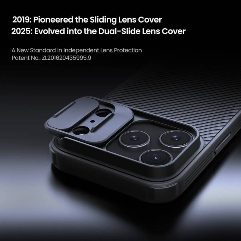 Nillkin θήκη CamShield Pro για Apple iPhone 17 Pro, μαύρη – φωτογραφία 2