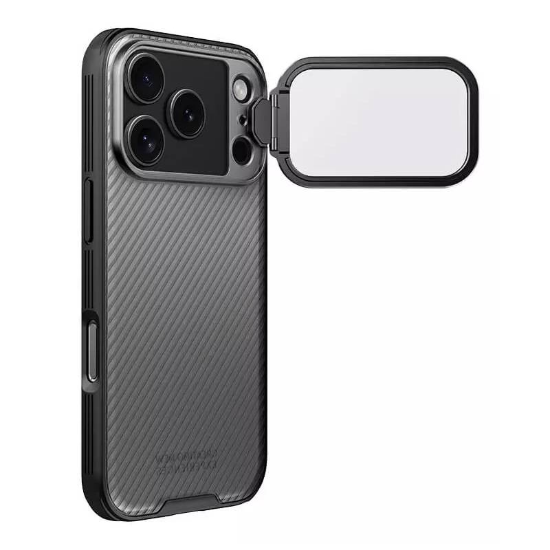 Nillkin θήκη CamShield Prop για Apple iPhone 17 Pro, διάφανη/μαύρη – φωτογραφία 4