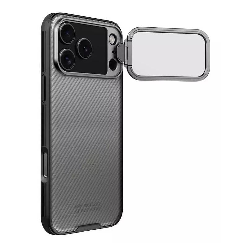 Nillkin θήκη CamShield Prop για Apple iPhone 17 Pro Max, διάφανη/μαύρη – φωτογραφία 4