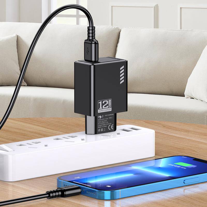 Kakusiga φορτιστής τοίχου KSC-1235, USB, 12W, λευκός – φωτογραφία 2