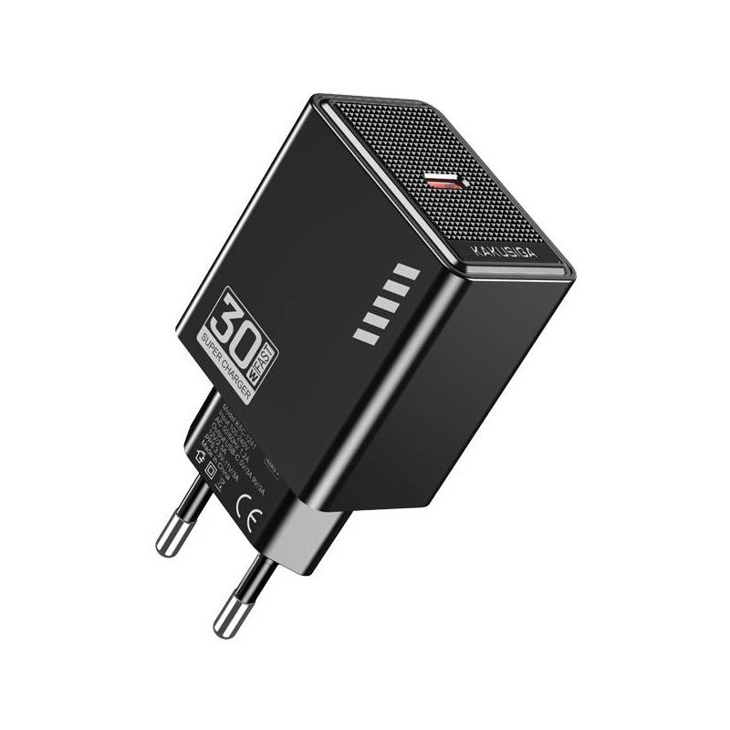 Kakusiga φορτιστής τοίχου KSC-1241, USB-C, 30W, μαύρος