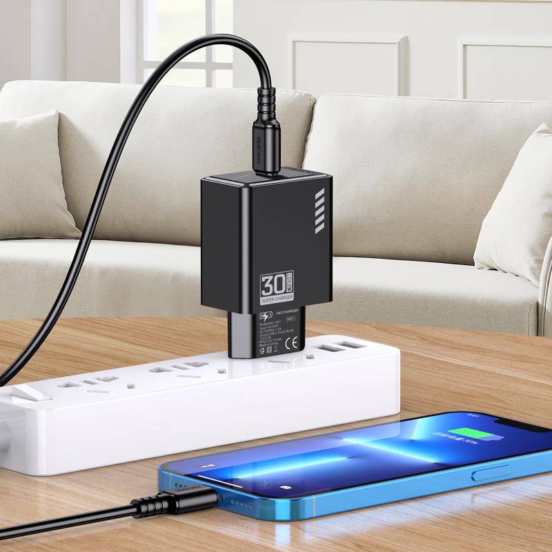 Kakusiga φορτιστής τοίχου KSC-1241, USB-C, 30W, λευκός – φωτογραφία 2