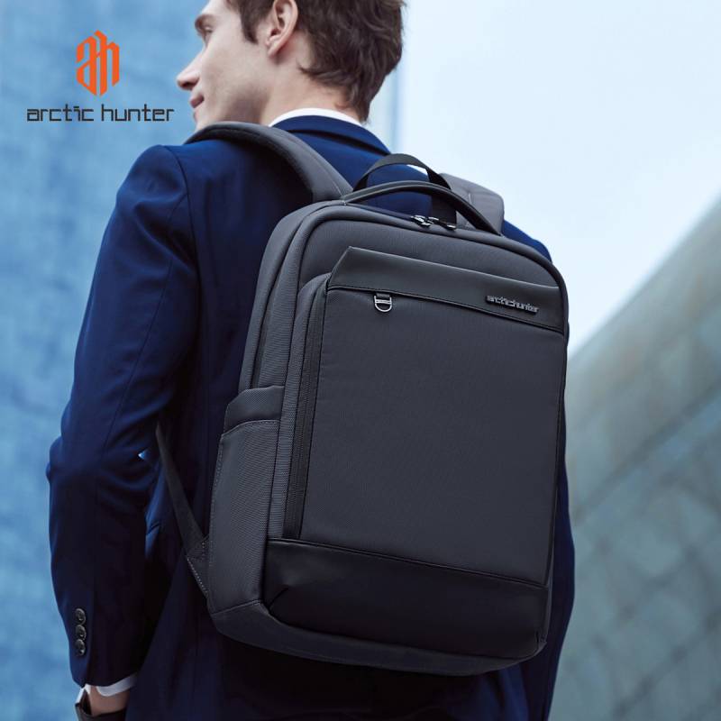 Arctic Hunter τσάντα πλάτης B00672 με θήκη laptop 15.6", 15L, γκρι – φωτογραφία 2