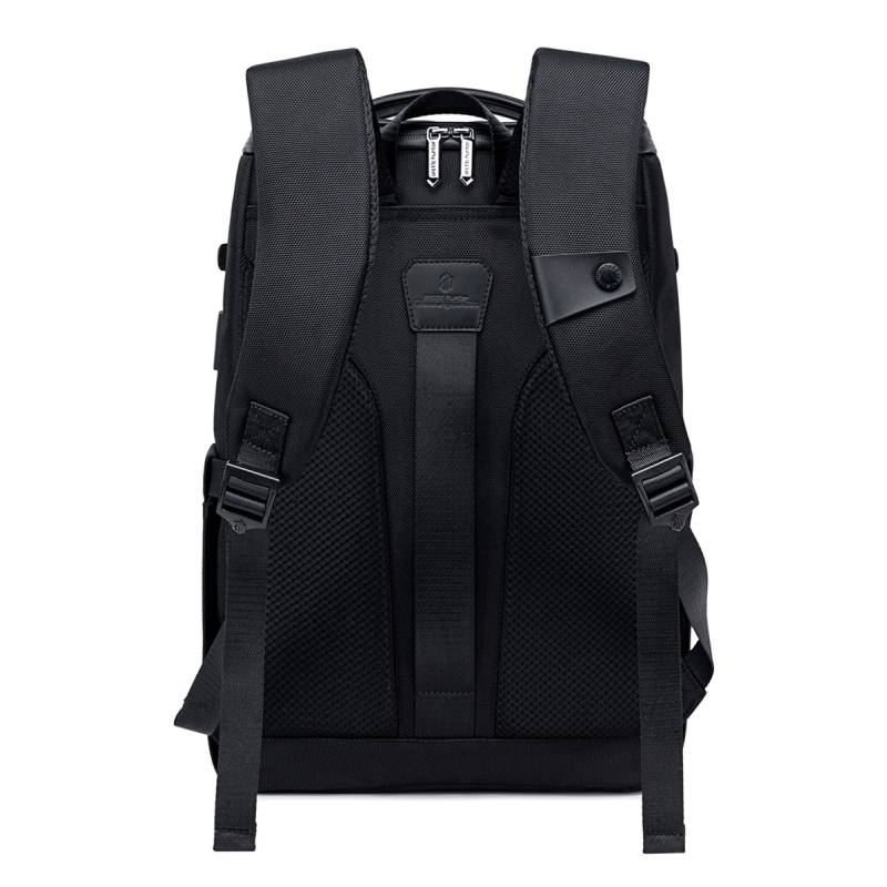 Arctic Hunter τσάντα πλάτης B00675 με θήκη laptop 15.6", USB, 15L, μαύρη – φωτογραφία 3
