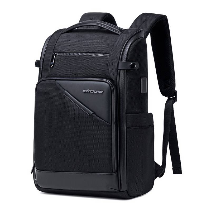 Arctic Hunter τσάντα πλάτης B00675 με θήκη laptop 15.6", USB, 15L, μαύρη