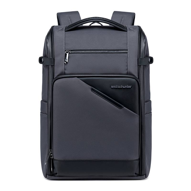 Arctic Hunter τσάντα πλάτης B00675 με θήκη laptop 15.6", USB, 15L, γκρι – φωτογραφία 4