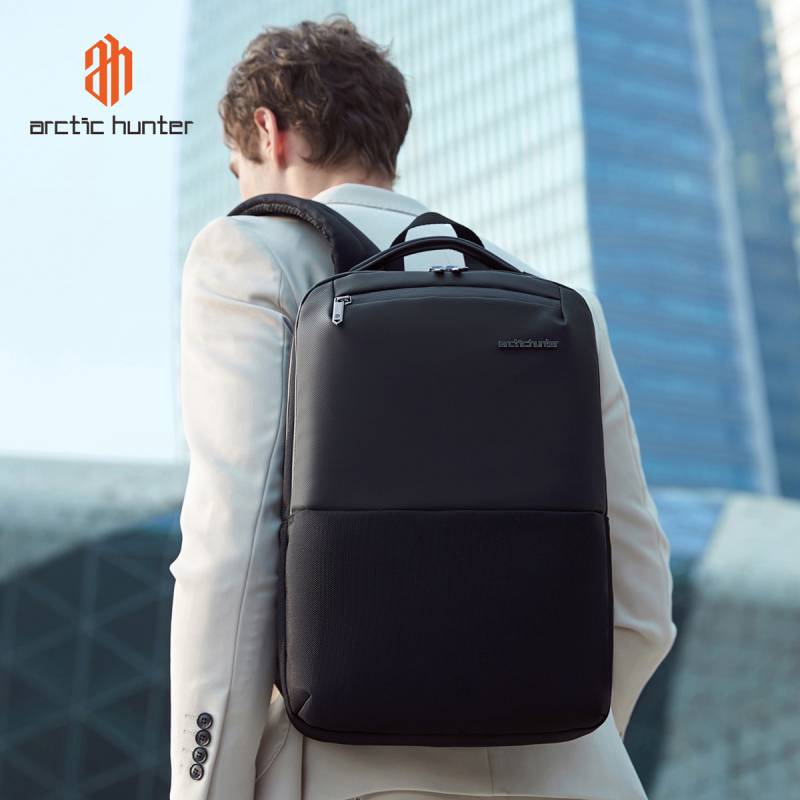 Arctic Hunter τσάντα πλάτης B00681 με θήκη laptop 15.6", 11L, μαύρη – φωτογραφία 2