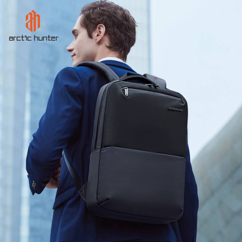 Arctic Hunter τσάντα πλάτης B00681 με θήκη laptop 15.6", 11L, γκρι – φωτογραφία 2