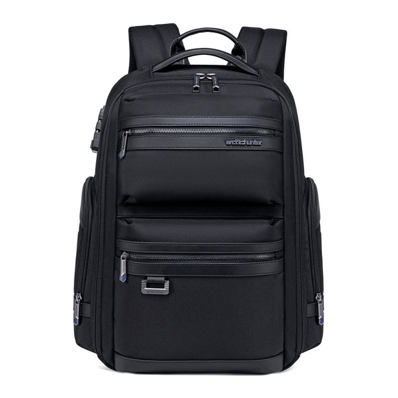 Arctic Hunter τσάντα πλάτης B00682 με θήκη laptop 15.6", USB, λουκέτο TSA, 23.5L, μαύρη – φωτογραφία 5