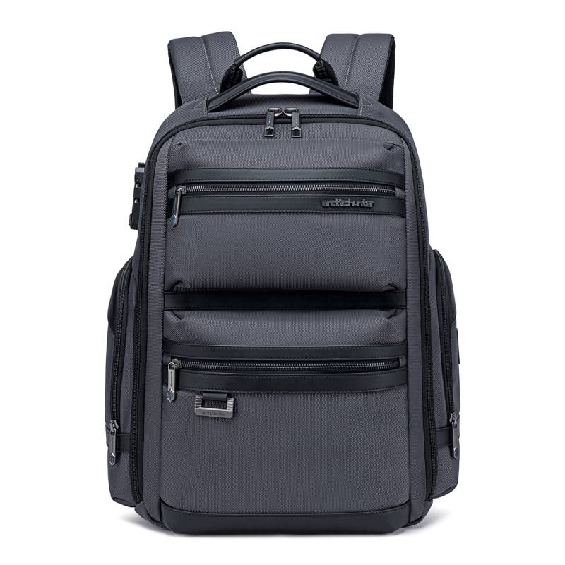 Arctic Hunter τσάντα πλάτης B00682 με θήκη laptop 15.6", USB, λουκέτο TSA, 23.5L, γκρι – φωτογραφία 5