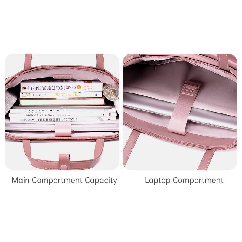 Chantria γυναικεία τσάντα ώμου CB00789 για laptop 15.6", 12L, μωβ – φωτογραφία 5