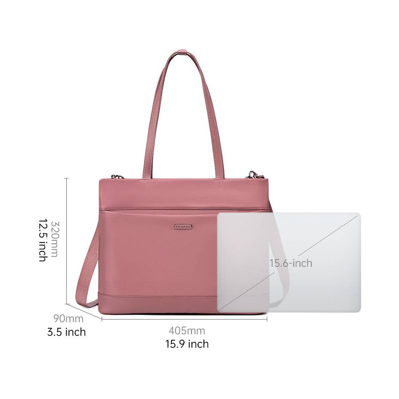 Chantria γυναικεία τσάντα ώμου CB00789 για laptop 15.6", 12L, μωβ – φωτογραφία 6