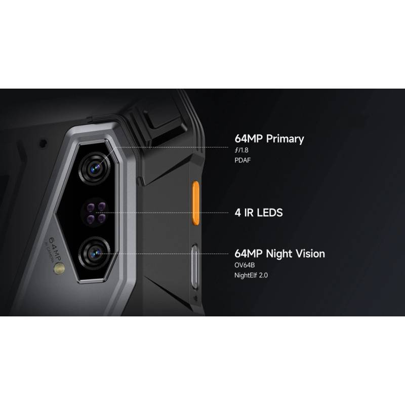 Ulefone tablet Armor Pad 5 Pro, 11", 12GB/512GB, 24200mAh, IP68/IP69K/MIL-STD-810H, 5G, μαύρο – φωτογραφία 5